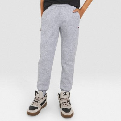 Champion Kids' Fleece Jogger Pants - Heather Gray XL
