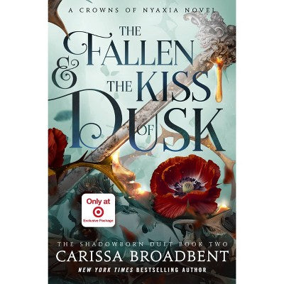 The Fallen & the Kiss of Dusk (The Crowns of Nyaxia) - Target Exclusive Edition - by Carissa Broadbent (Hardcover) *ADD 3 TO YOUR CART & 1 IS FREE!*