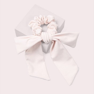 The Hair Edit Goddess Ribbon Bow Scrunchie