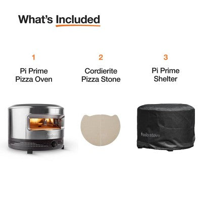 Solo Stove Pi Prime Gas Powered Outdoor Pizza Oven Stainless Steel (LOCAL PICKUP ONLY)
