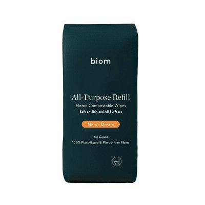 Biom Neroli Dream All-Purpose Cleaning Wipes Refill - 60ct