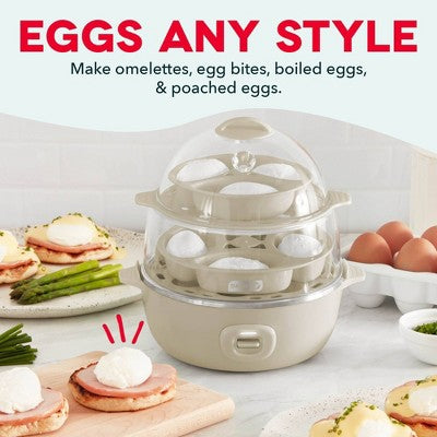 Dash Ultimate Deluxe Egg Cooker Oatmeal