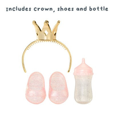 BABY Born Princess Baby Doll Harper - Black Hair, Dark Brown Eyes: Includes Accessories, Promotes Fine Motor Skills