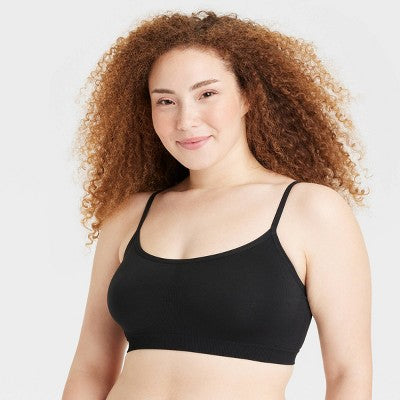 Women's Seamless Bralette - Colsie Black XS