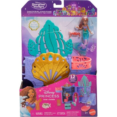 Disney Princess Ariel Storytime Stackers Doll House with Mermaid Small Doll