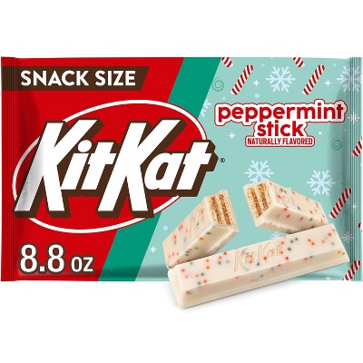 Kit Kat Peppermint Stick Snack Size Christmas Candy - 8.8oz