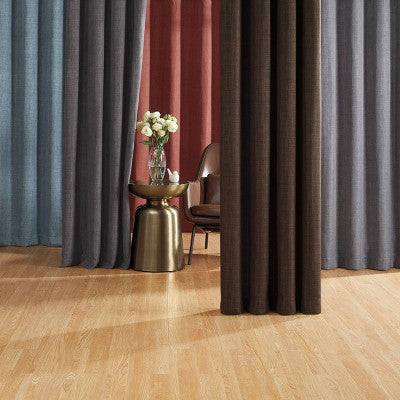 52"x84" Eclipse Blackout Rowland Window Curtain Panel Light Gray: Noise Reduction, Grommet Top, Indoor Use
