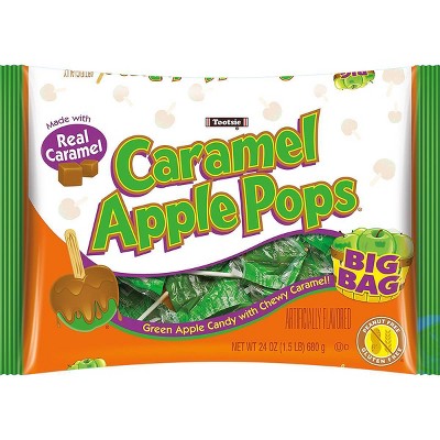 Tootsie Caramel Apple Pops Halloween Bag - 24oz