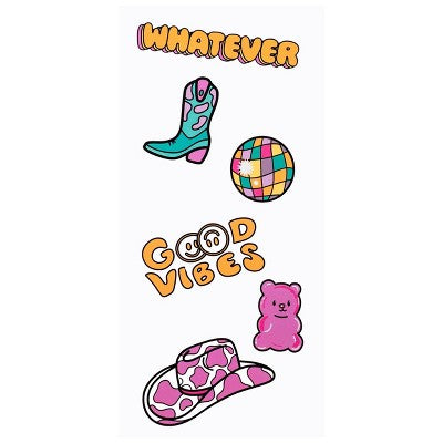 CharCharms Sticker Pack Whatever Bottle Accessory