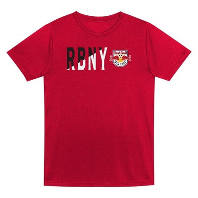 MLS New York Red Bulls Toddler Boys' 2pk Poly T-Shirt - 3T