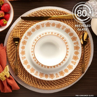 Corelle 16pc Butterfly Gold Dinnerware Set (LOCAL PICKUP ONLY)