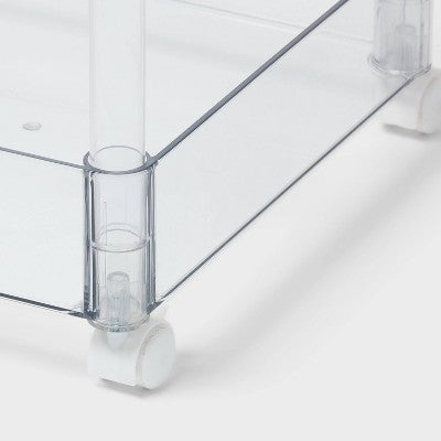 3 Tier Clear Storage Cart - Brightroom