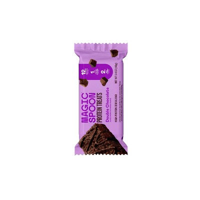MAGIC SPOON Snack Bars Double Chocolate Treats - 5.6oz/4ct: Crunchy, 12g Protein