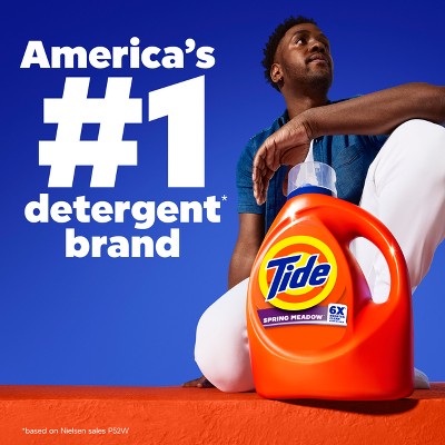 Tide Spring Meadow HE Deep Cleaning Concentrated Liquid Laundry Detergent 113 Loads - 149 fl oz