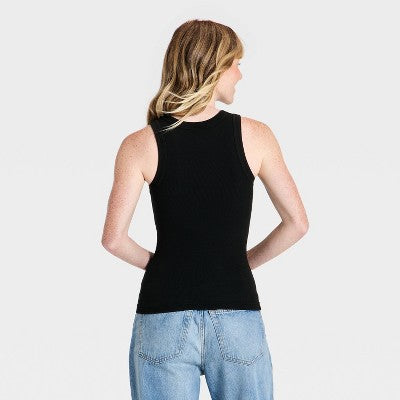 Women's Iconic Crew Tank Top - Universal Thread Black S