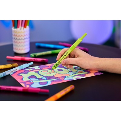 Crayola 10ct Clicks Retractable Washable Markers - Neon, Cute School Supplies, Gifts for Teachers and Kids, Ages 6+