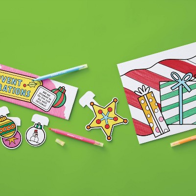 Christmas Craft Color-Your-Own Holiday Bakery Fort DIY Art Kit - Mondo Llama (Target Exclusive) (LOCAL PICKUP ONLY)