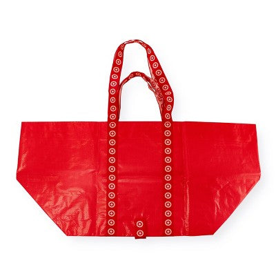 32.5" Reusable Bag XL tote Target Run Bag Red