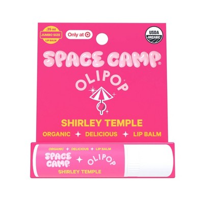 Space Camp Wellness x Olipop Shirley Temple Lip Balm - 0.25oz