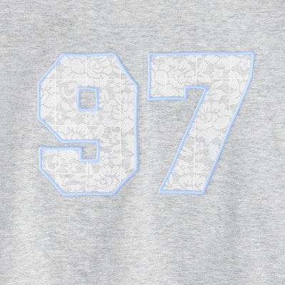 Girls' Off the Shoulder '97' T-Shirt - Cat & Jack Heather Gray L