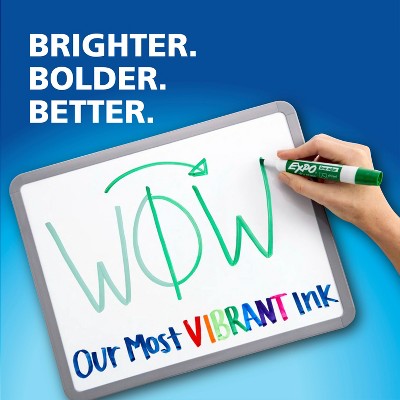 Expo 4ct Asst Dry Erase Marker Blue