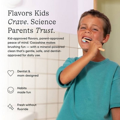 Cocolab Cocoshine Whitening Non-Fluoride Nano Hydroxyapatite Toothpaste - Lychee Breeze - 4oz