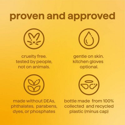 Method Super Shine Foaming Dish Spray Powered By Enzymes Coastal Citrus - Refill - 16oz: Paraben-Free, Multi-Surface
