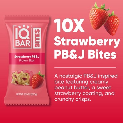 IQBAR Strawberry Protein Bites - 5g Protein - 8oz
