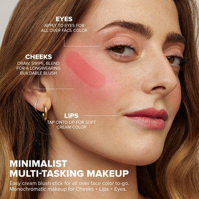 NUDESTIX Nudies All Over Face Matte Blush - Sunkissed Pink - 0.25oz - Ulta Beauty