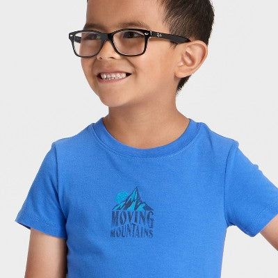 Toddler Boys' Short Sleeve T-Shirt - Cat & Jack Blue 3T