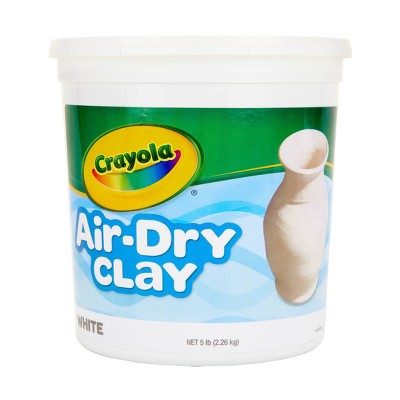 Crayola 5lb Air Dry Clay Bucket White