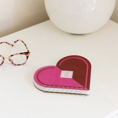 FRINGE Die-Cut Cover Spiral Journal Heart
