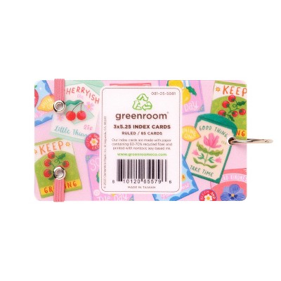 greenroom Index Card 3"x5" Seed Packets