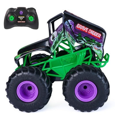 Monster Jam Smash and Bash Grave Digger Remote Control Vehicle 1:15 Scale