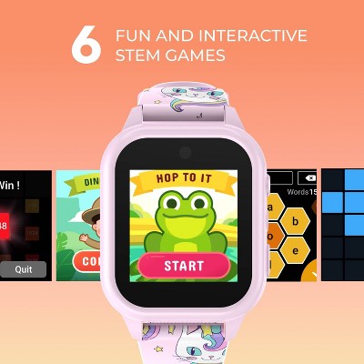 Playzoom 4 Kids Smartwatch with Camera - Pink Kitty Capricorn