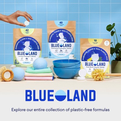 Blueland Fragrance Free Dishwasher Detergent Tablets - 62ct: Bleach-Free, Hypoallergenic, Vegan