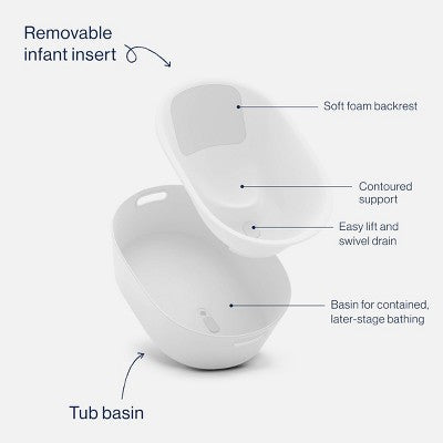 Lalo 3-in-1 Bath Tub - Coconut (LOCAL PICKUP ONLY)