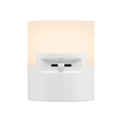 Energizer Half Cup Dimmable Light Sensing LED Nightlight White