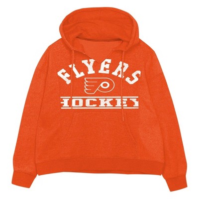 NHL Philadelphia Flyers Girls' Long Sleeve Hooded Sweatshirt - M