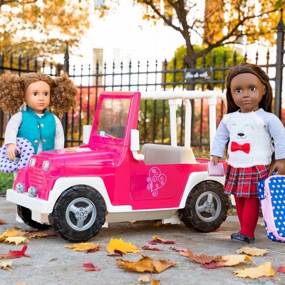 Our Generation My Way and Highways Pink and White Plastic 4x4 Vehicle (LOCAL PICKUP ONLY)