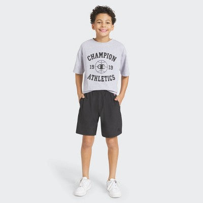 Champion Boys' Stretch Woven Shorts - Black S