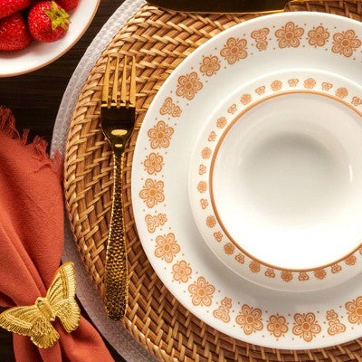Corelle 16pc Butterfly Gold Dinnerware Set (LOCAL PICKUP ONLY)