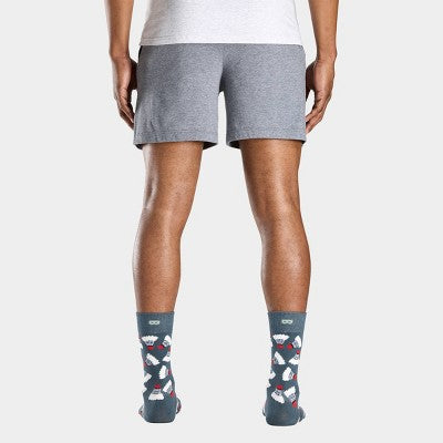 Pair of Thieves Men's Badminton Crew Socks - Gray 6-12