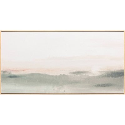 47" x 24" Haze Framed Wall Canvas - Threshold (LOCAL PICKUP ONLY)