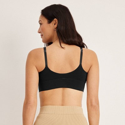 Women's Jockey Seamfree Comfort T-Shirt Bralette Black XXL