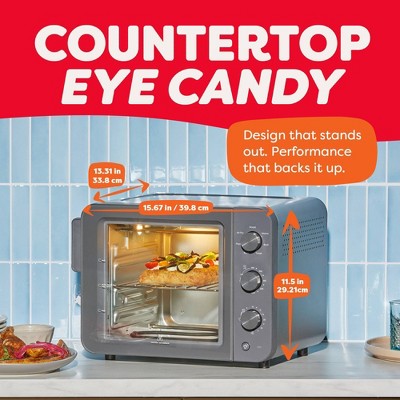Instant Pot InstantHeat4 Slice Air Fryer Toaster Oven, 7-in-1, No Preheat Required Air Fry, Bake, Toast, Roast, Broil, Warm, and Make Pizza