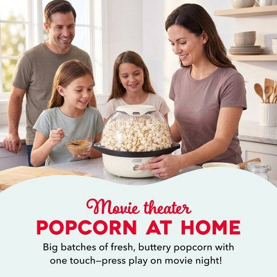 Dash 6qt Stirring Popcorn Maker Cream