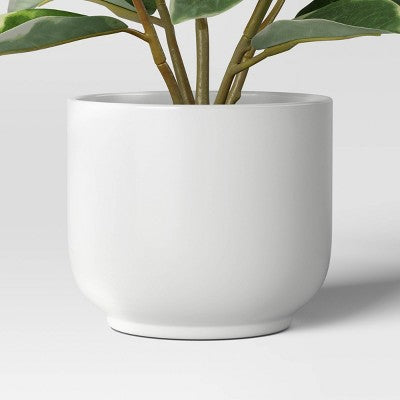 4.3" Set of 3 Mini Artificial Plants in White Pot - Room Essentials