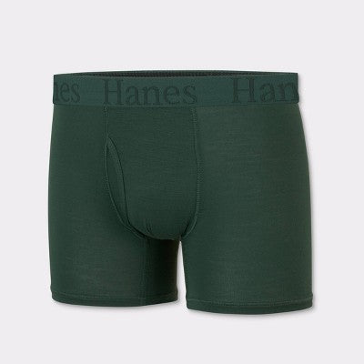 Hanes Originals Boys' 5pk SuperSoft Boxer Briefs L