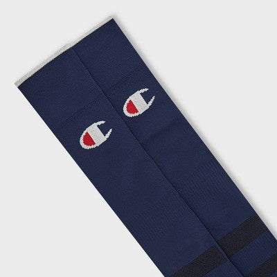 Champion Performance Soccer Socks 2pk - Navy M